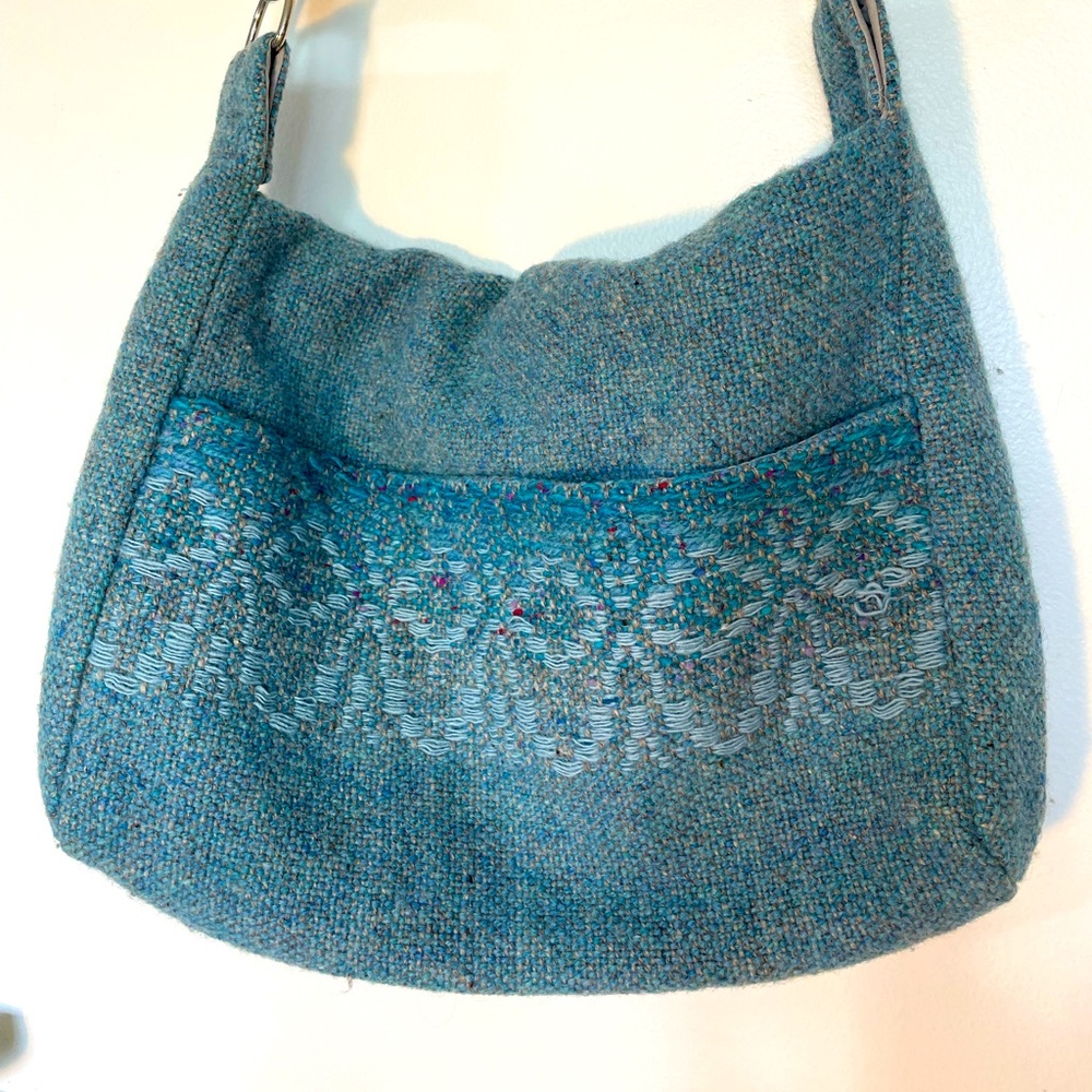 Vintage Nova Scotian Woven Wool bag